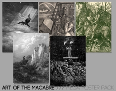 Art Of The Macabre ++ 5-POSTER-SET, DIN-A2