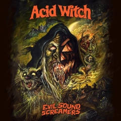 Acid Witch - Evil Sound Screamers ++ SPLATTER LP