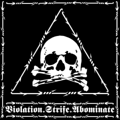 Revenge - Violation.Strife.Abominate ++ SILVER/BLACK MARBLED LP & PATCH