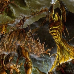 Marduk - Opus Nocturne ++ YELLOW/GREEN/BLACK LP
